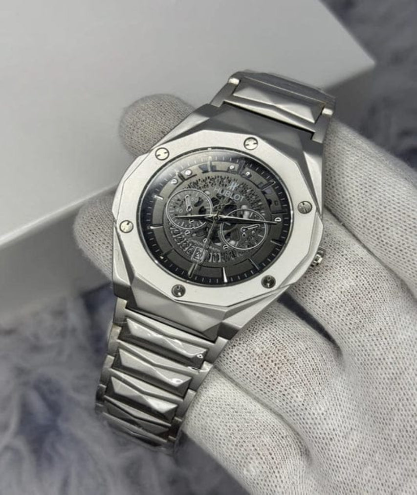Hublot Diamond Cut Man's Watch