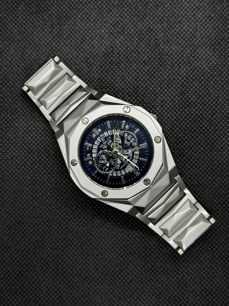 Hublot Diamond Cut Man's Watch