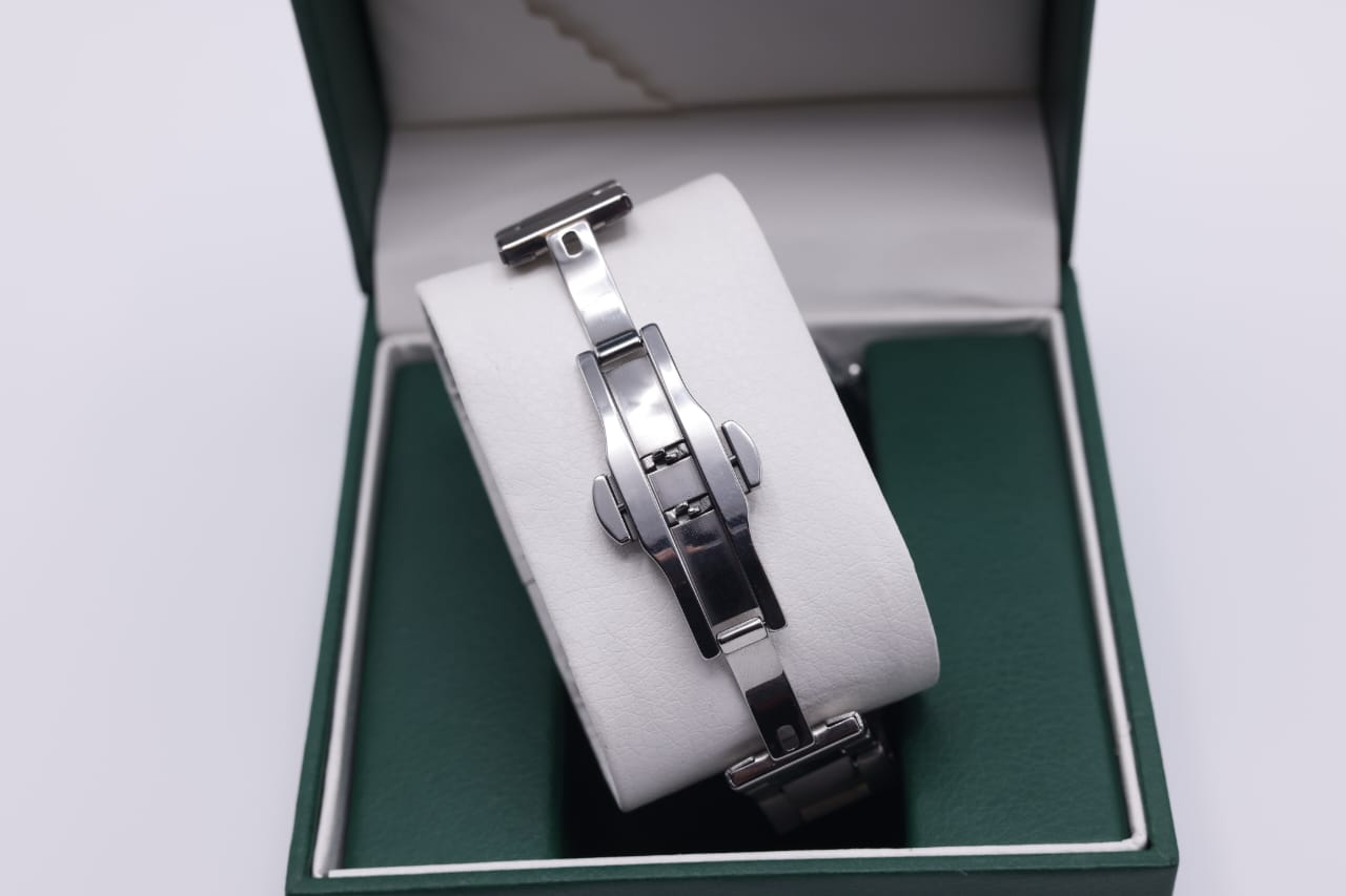 Kien Silver Luxury Watch with Blue Dial