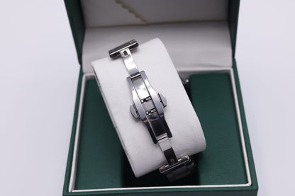 Kien Silver Luxury Watch with Blue Dial