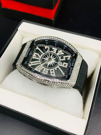 Iced Frank Mullar Man's watch